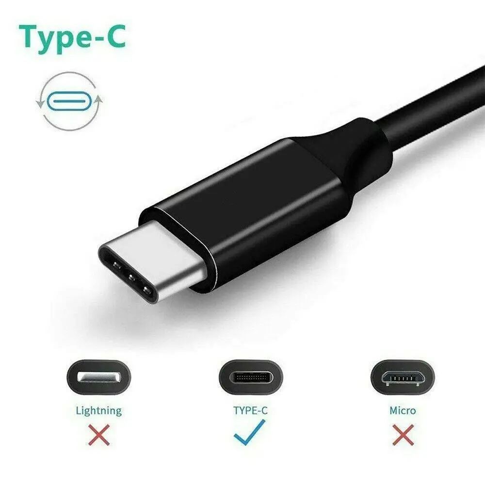 Laptop Charger Adapter 45 W type C USB-C Compatible Lenovo Chromebook100e 300e 500e C330