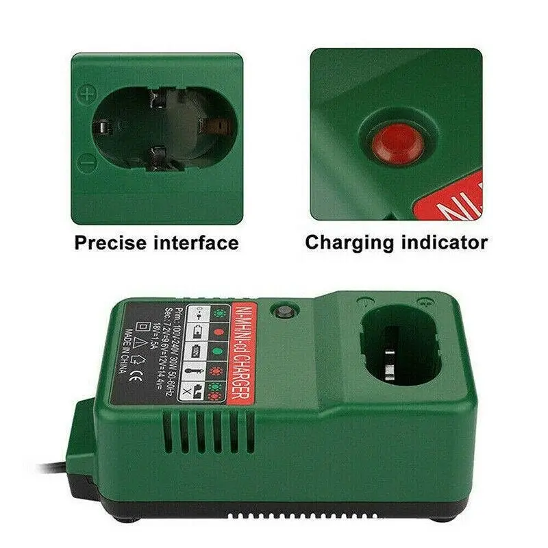 Charger for Makita NiMH NiCd Battery DC1414T DC1414F DC1804 7.2V-18V Tool