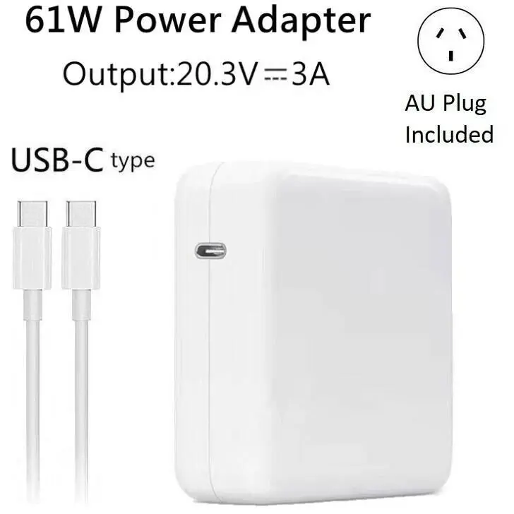 30W 61W 87W USB-C Power Adapter Charger Type-C Macbook Pro Air Laptop