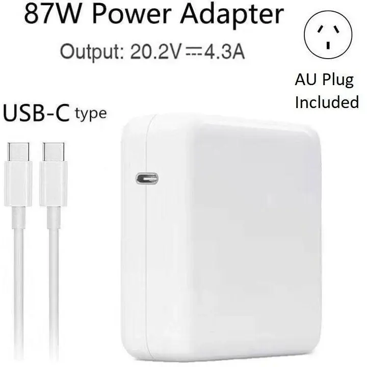 30W 61W 87W USB-C Power Adapter Charger Type-C Macbook Pro Air Laptop