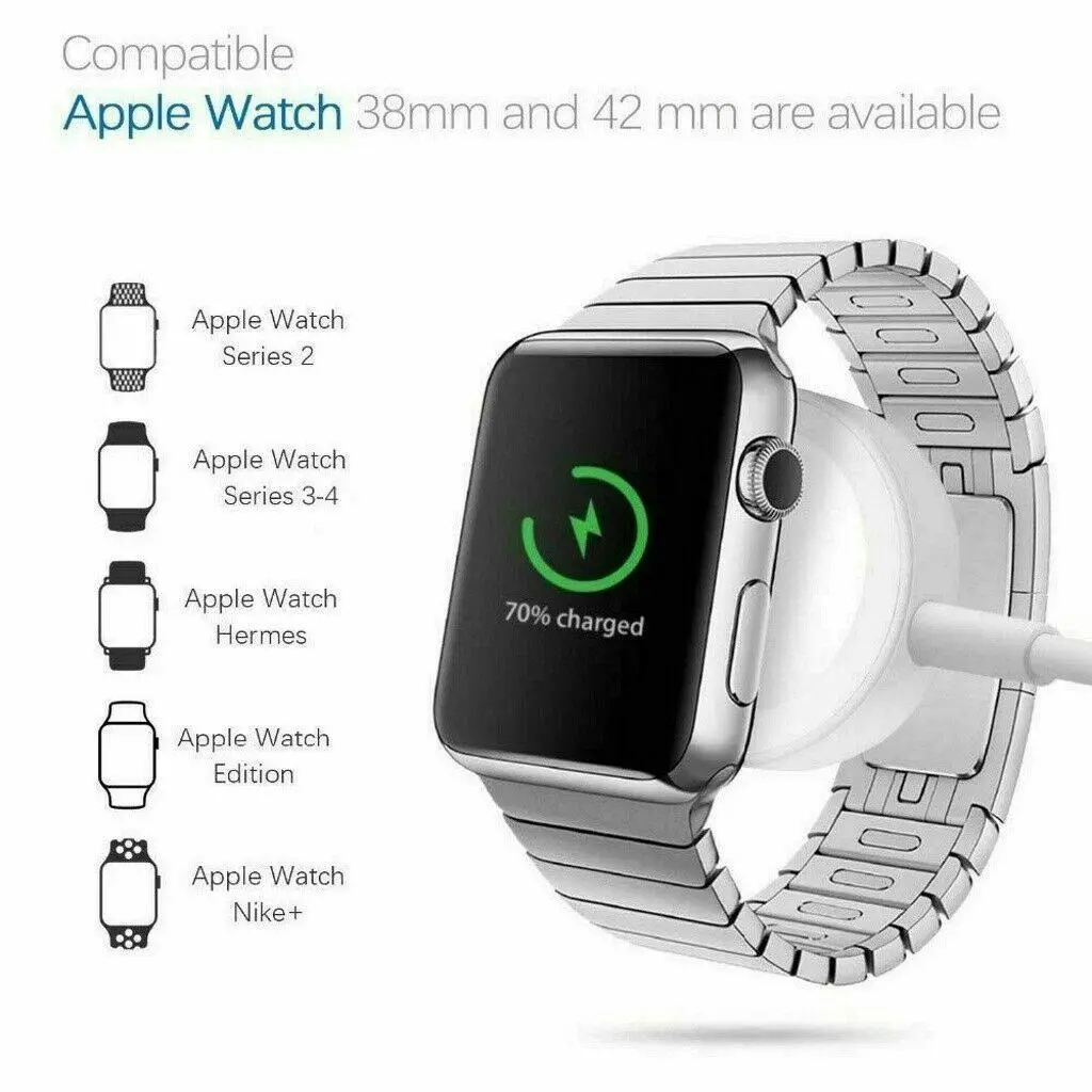 For Apple Watch iWatch 8 7 6 5 4 2 1 Magnetic Fast  Charger Charging Cable