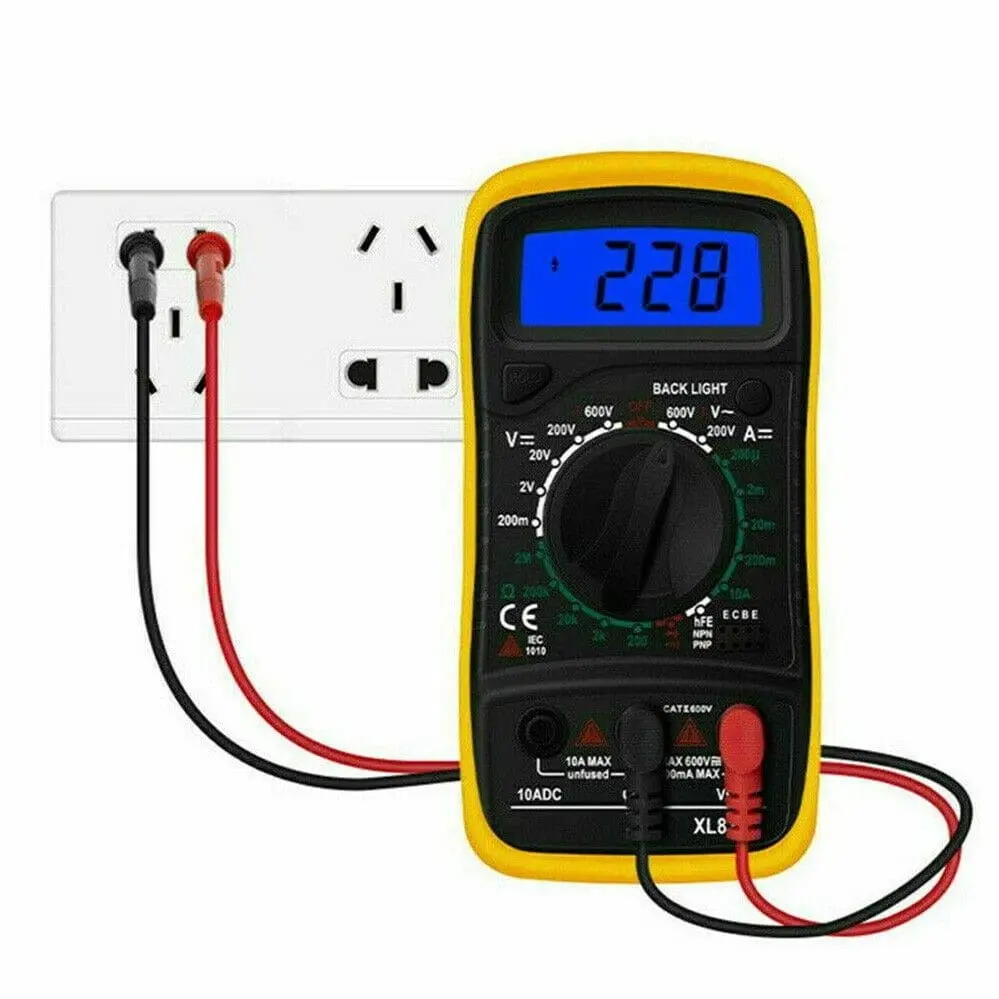 XL830L AC/DC Digital Multimeter Current New Tester Volt Meter Ohmmeter Ammeter