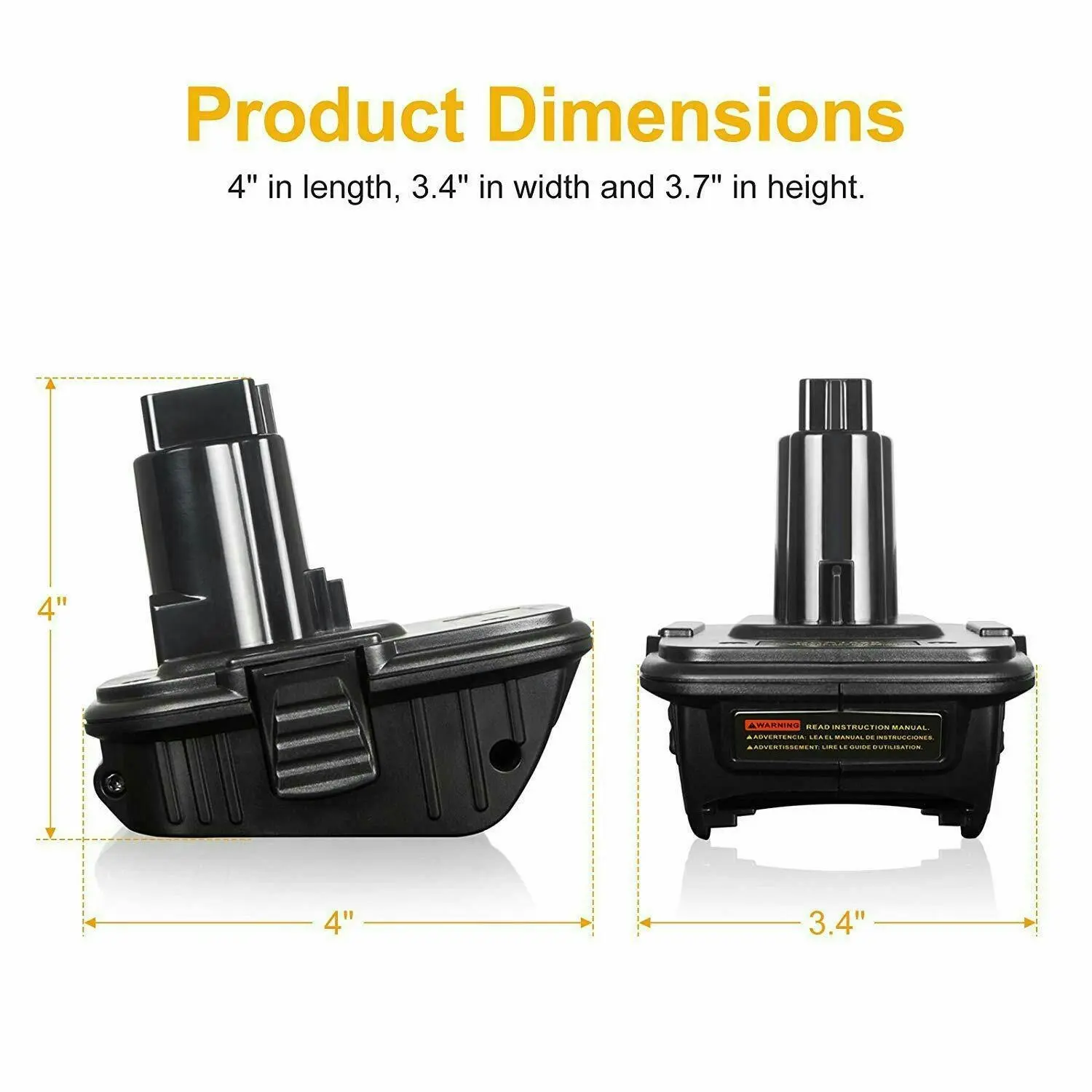 DCA1820 Adapter For Dewalt 20V MAX to 18V Convert for Li-Ion NiCD NiMh Battery