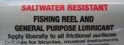 Multi Use Fishing Reel Lubricant - Saltwater Resistant Fishing Reel Oil