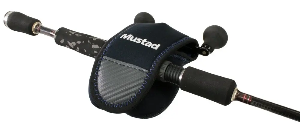 Mustad Neoprene Fishing Reel Cover to Suit Baitcaster Reels-Baitcaster Reel Case