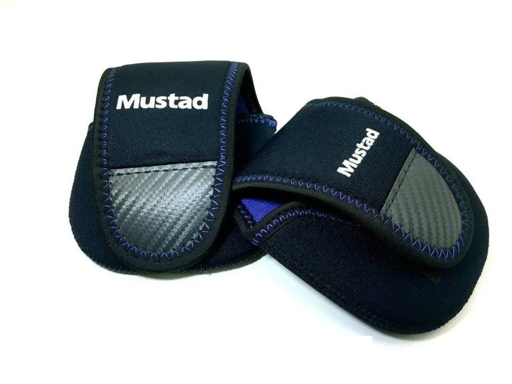 Mustad Neoprene Fishing Reel Cover to Suit Baitcaster Reels-Baitcaster Reel Case