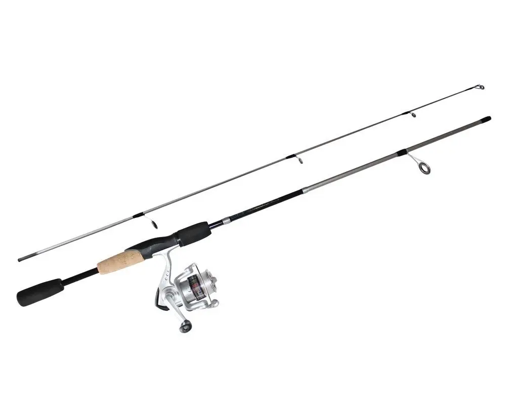 5'6 Okuma Steeler XP 2 Piece 2-4kg Fishing Rod and Reel Combo Spooled with Line