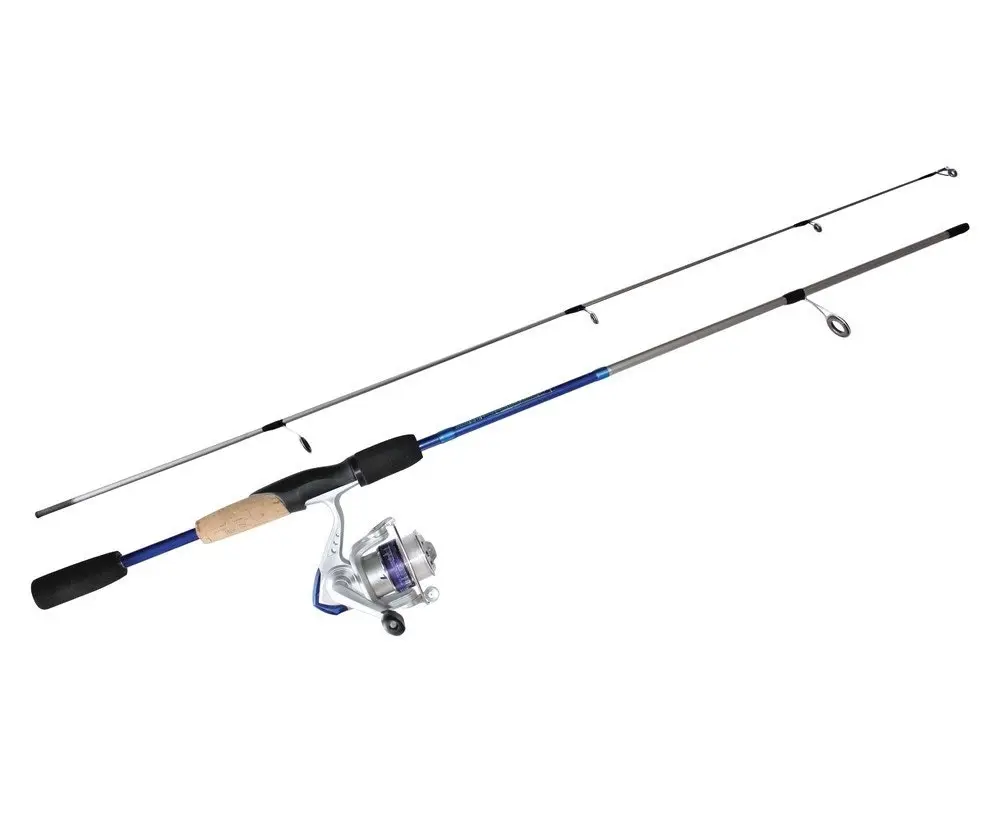 5'6 Okuma Steeler XP 2 Piece 2-4kg Fishing Rod and Reel Combo Spooled with Line