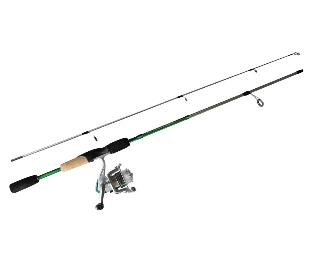 6'6 Okuma Steeler XP 2 Piece 2-4kg Fishing Rod and Reel Combo Spooled with Line