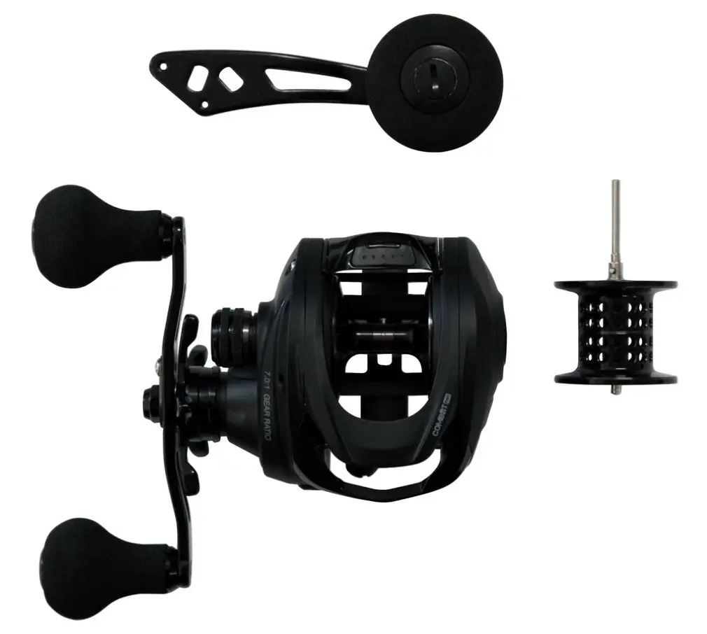 ATC Combat Plus 200 Low Profile Baitcaster Fishing Reel - 11 Bearing Baitcaster