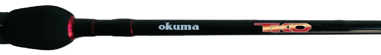 Okuma TKO Graphite Fishing Rod - 2 Pce Spin Rod with Split Grip