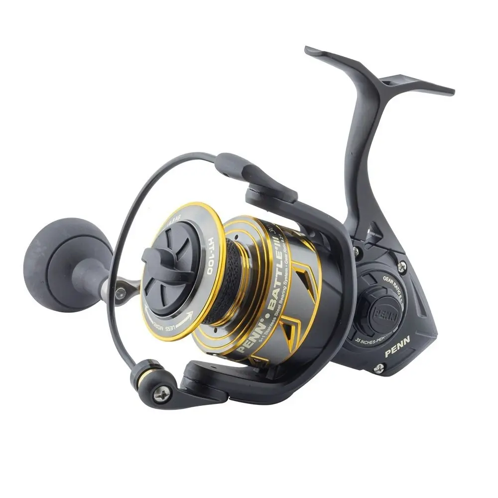 Penn Battle III Spinning Fishing Reel - Spin Reel with 5 Sealed Ball Bearings