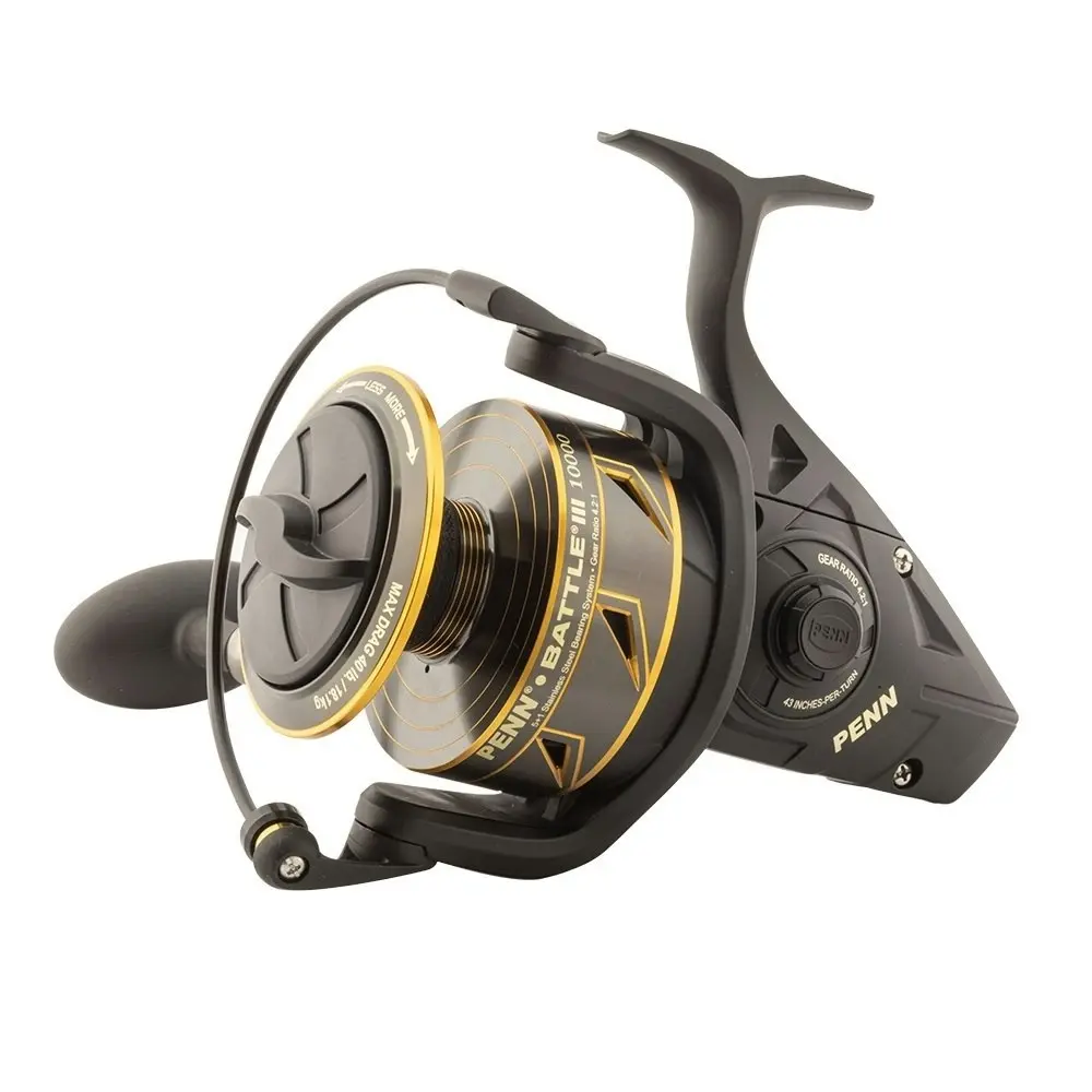 Penn Battle III Spinning Fishing Reel - Spin Reel with 5 Sealed Ball Bearings