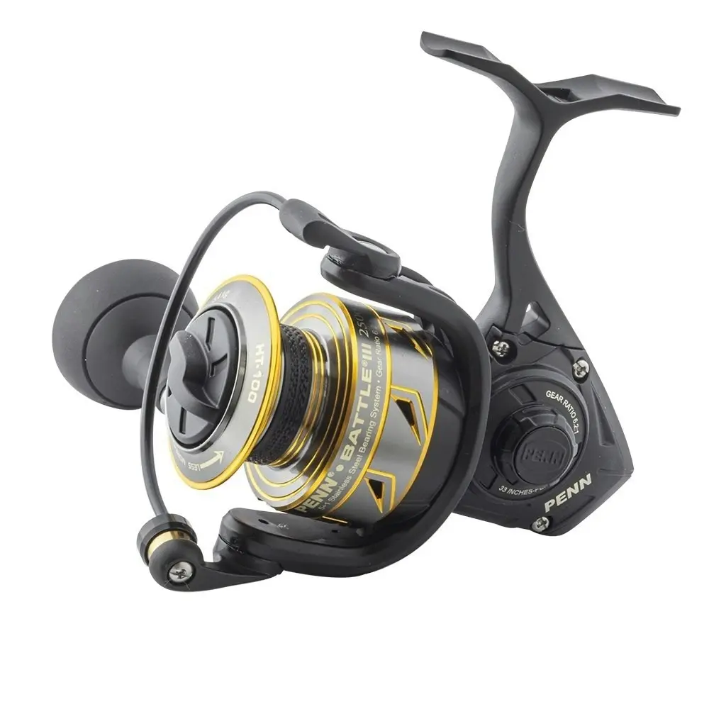 Penn Battle III Spinning Fishing Reel - Spin Reel with 5 Sealed Ball Bearings