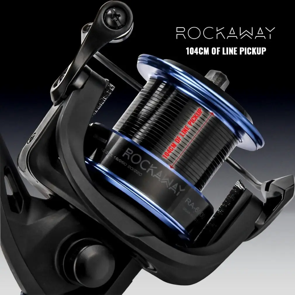 Okuma Rockaway 6000 Spinning Fishing Reel - 5 Bearing Long Cast Surf Reel