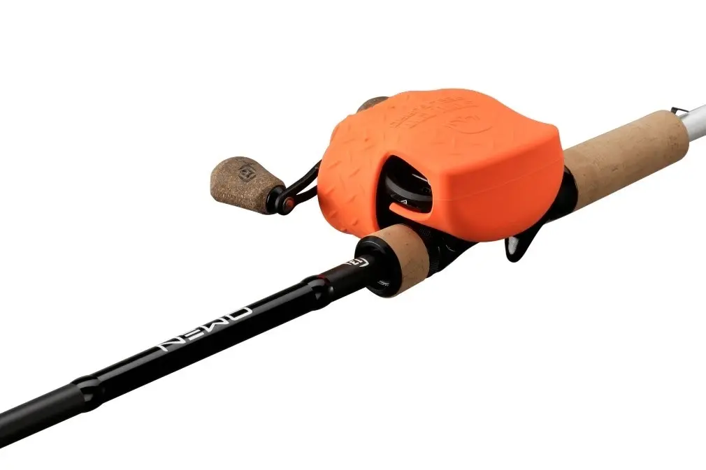 13 Fishing Orange Skull Cap Reel Guard Low Profile Baitcaster Fishing Reel Cover