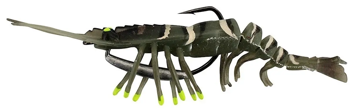 Zerek 3 Inch Live Shrimp Hot Legs Soft Plastic Fishing Lure