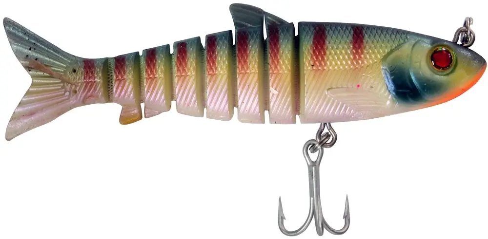 Zerek Live Mullet 3.5" 18g Soft Body Jointed Swimbait Fishing Lure