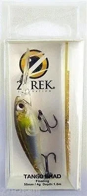 50mm Floating Zerek Tango Shad Fishing Lure - 4g - Diving Depth up to 1.6 Metres