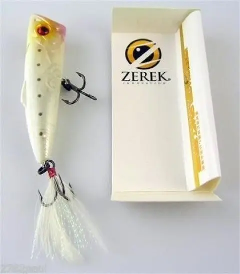 Brand New 50mm  Zerek Poparazzi 4.5 grams Top Water Popping Fishing Lure