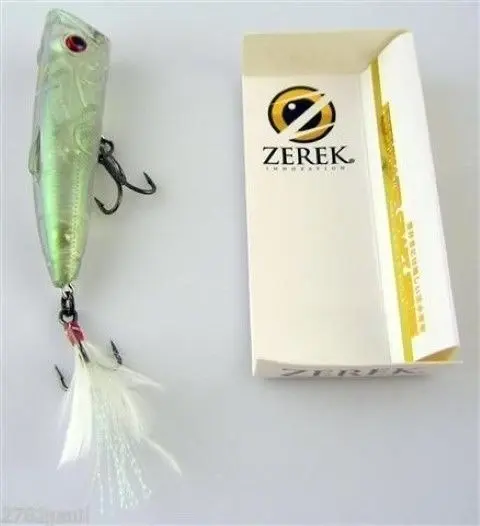 Brand New 50mm  Zerek Poparazzi 4.5 grams Top Water Popping Fishing Lure