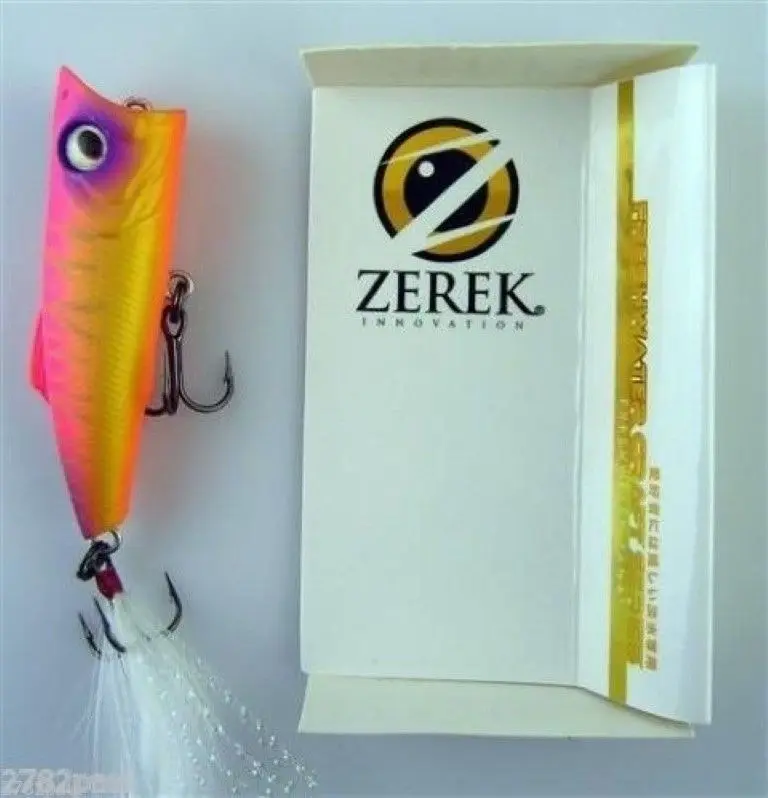 Brand New 50mm  Zerek Poparazzi 4.5 grams Top Water Popping Fishing Lure