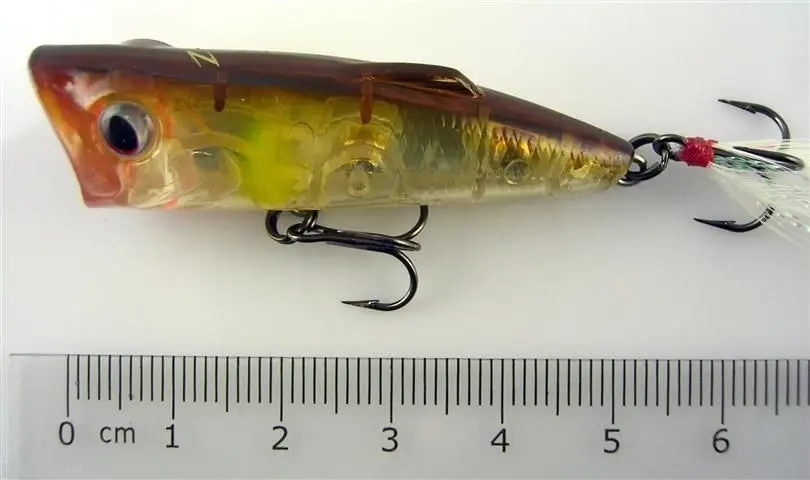 Brand New 50mm  Zerek Poparazzi 4.5 grams Top Water Popping Fishing Lure