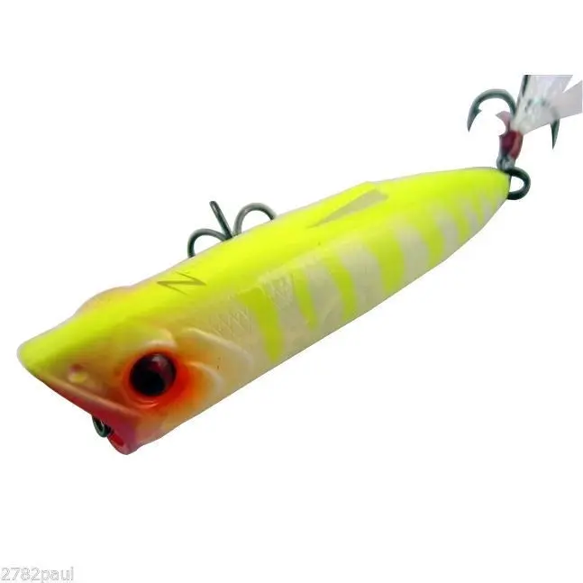 Brand New 50mm  Zerek Poparazzi 4.5 grams Top Water Popping Fishing Lure