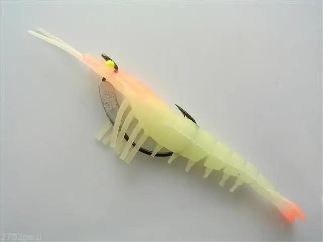 100mm Zerek Live Cherabin Pre Rigged Lumo Eyes Fishing Lure - Built in Rattle Chamber