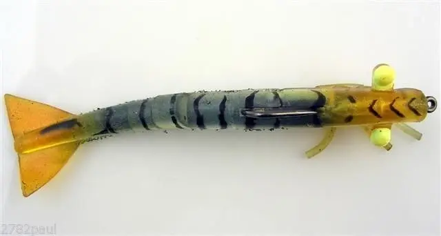 127mm Zerek Live Shrimp Pre Rigged Lumo Eyes Jointed Body Lure