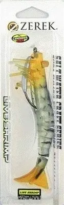 127mm Zerek Live Shrimp Pre Rigged Lumo Eyes Jointed Body Lure