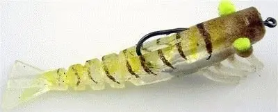 50mm Zerek Live Shrimp Pre Rigged Lumo Eyes Jointed Body Lure