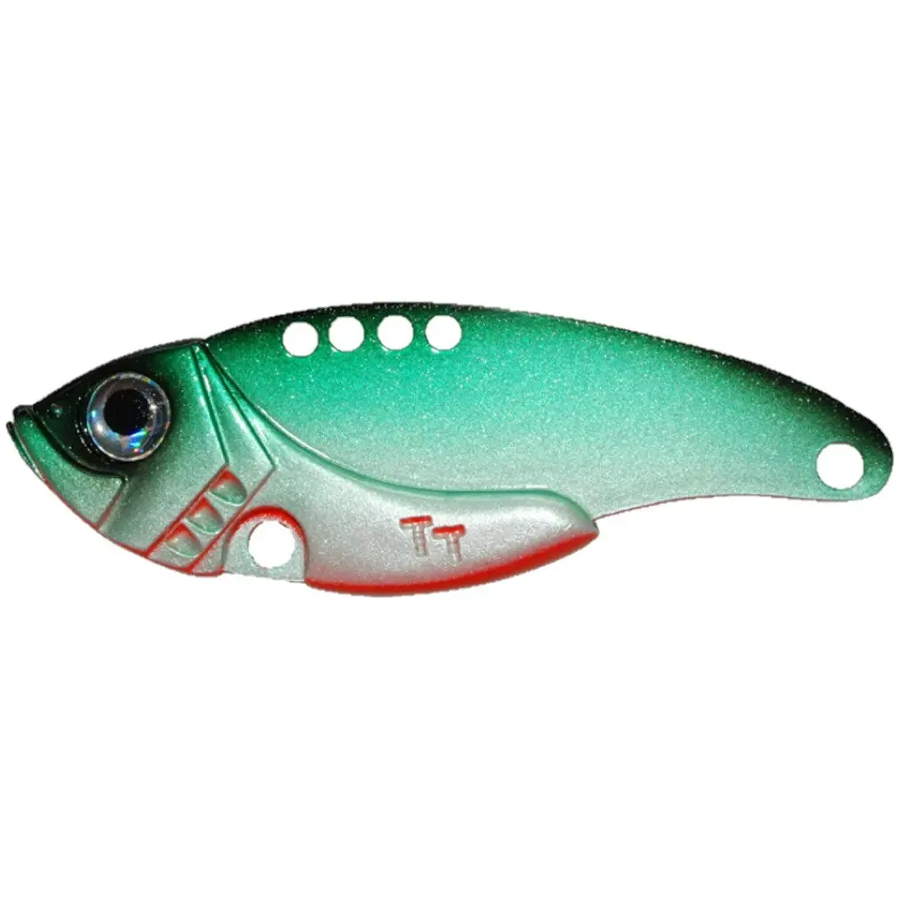 TT Lures 1oz Switchblade HD Metal Vibe Lure - 76mm Blade - Rigged