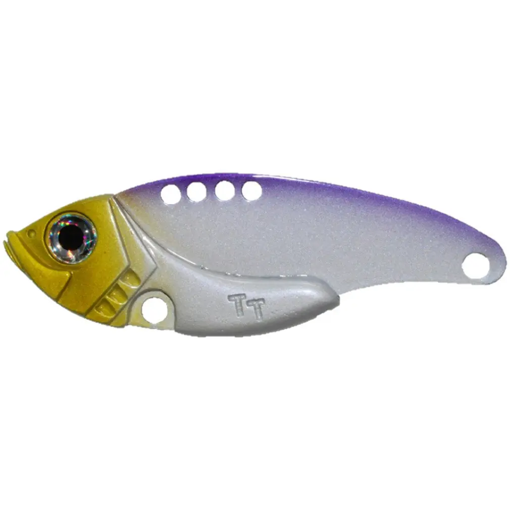 TT Lures 1oz Switchblade HD Metal Vibe Lure - 76mm Blade - Rigged