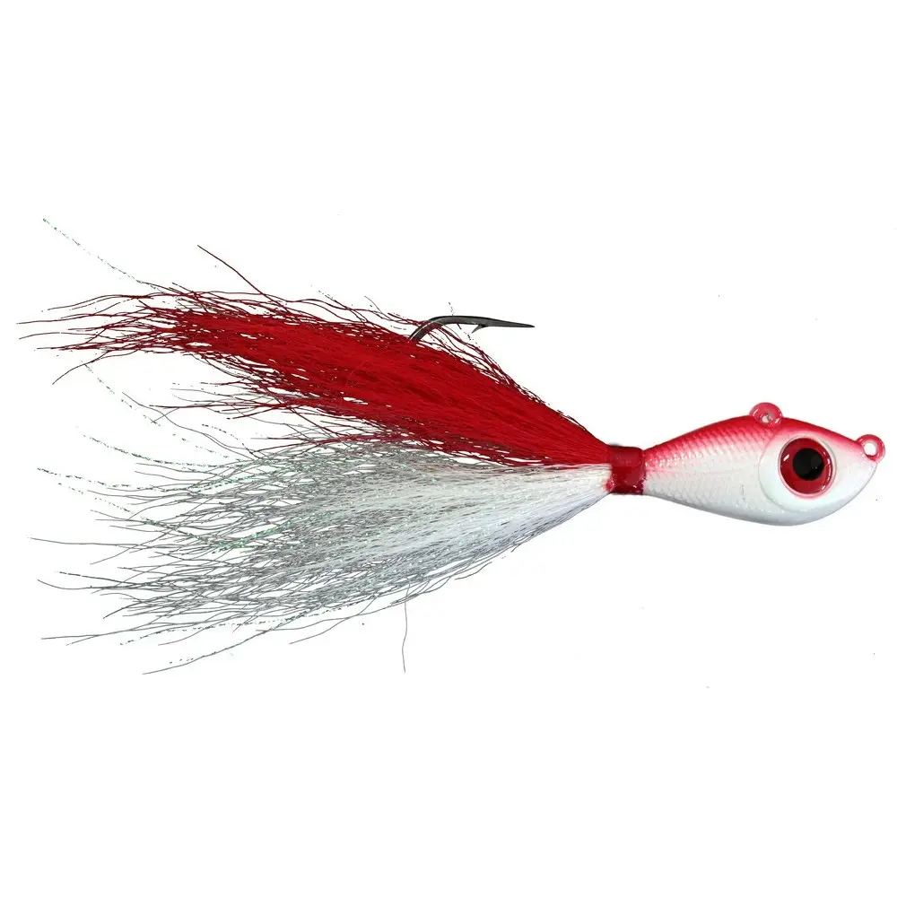 Mustad 3/4oz Big Eye Bucktail Jig with Chemically Sharpened 5/0 Hook