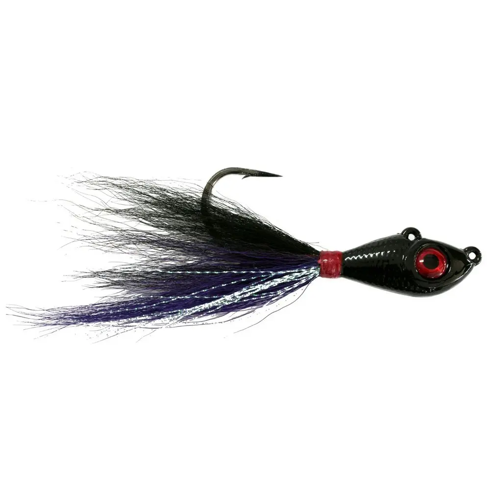 Mustad 3/4oz Big Eye Bucktail Jig with Chemically Sharpened 5/0 Hook