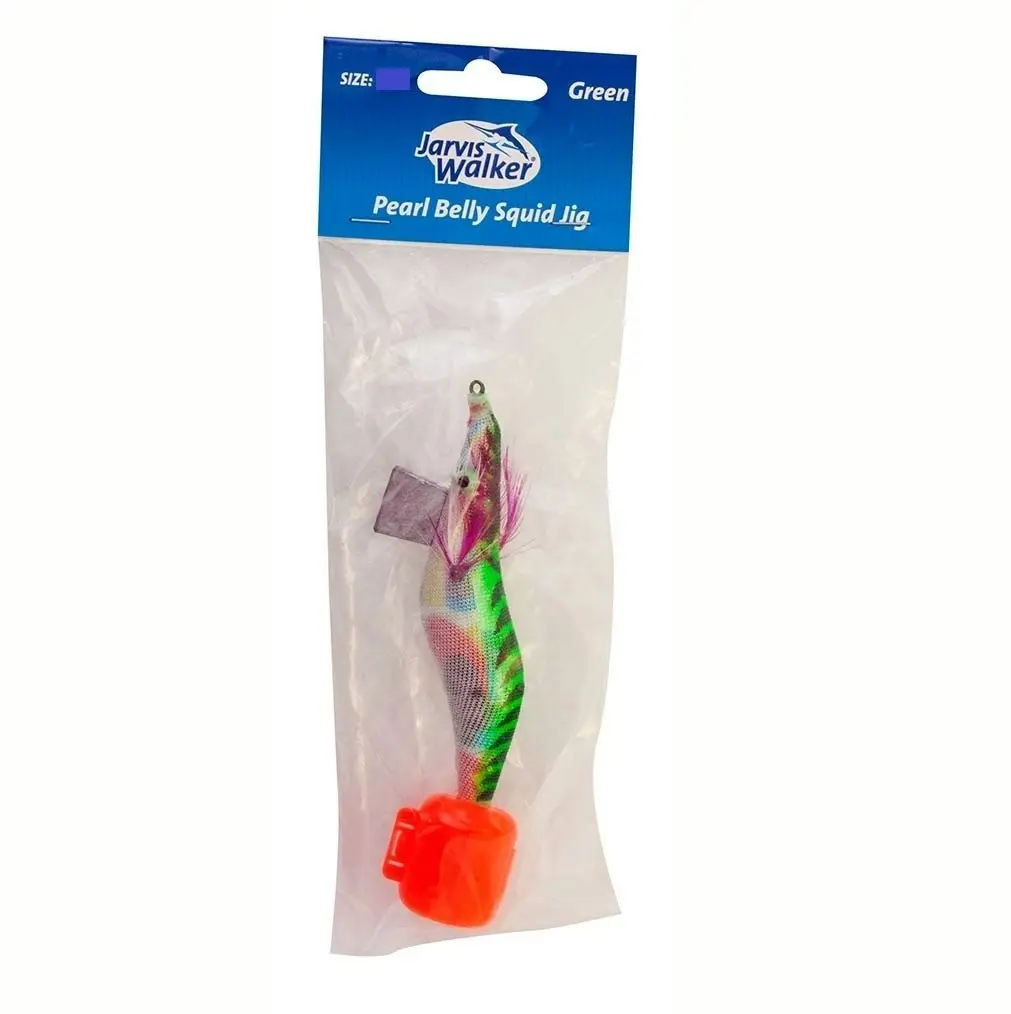 Jarvis Walker Size 2.5 Pearl Belly Squid Jig Lure - Egi Lure