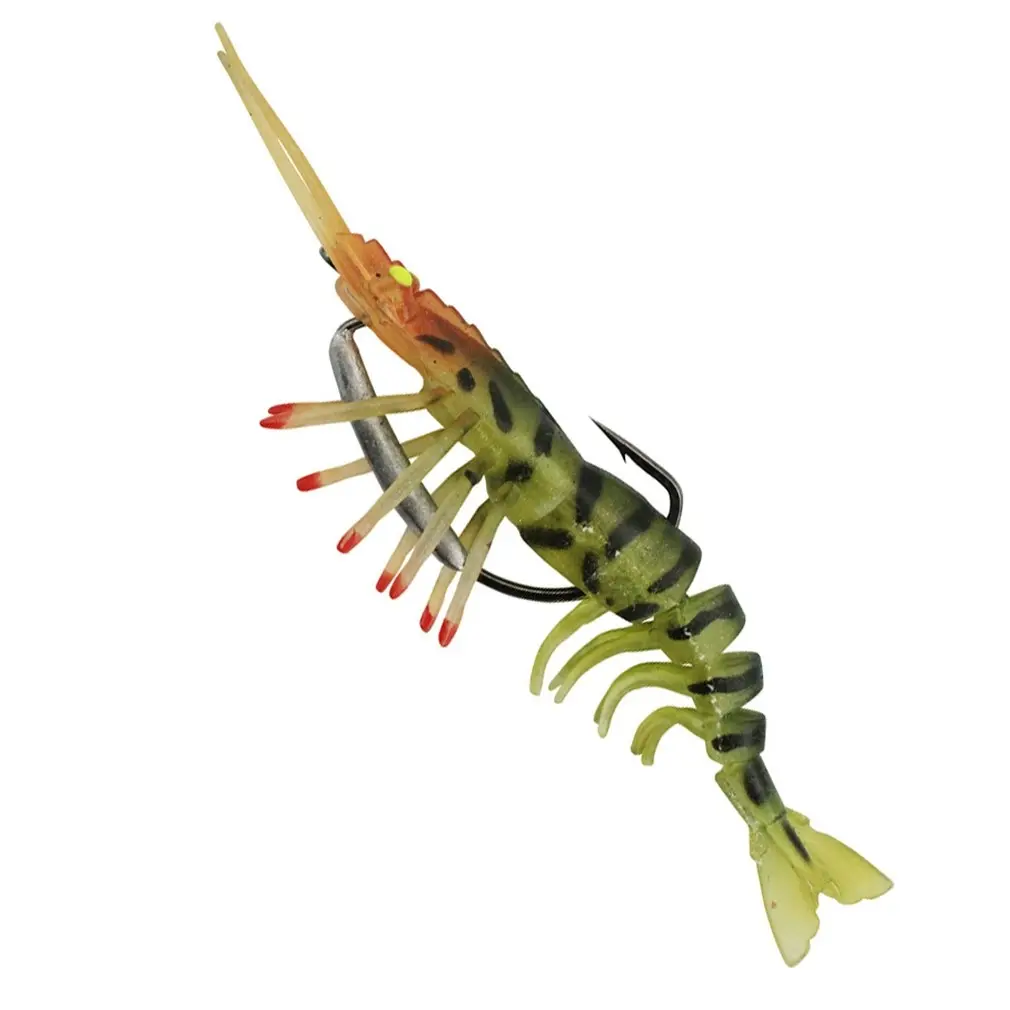 4 Inch Zerek Live Shrimp Hot Legs Soft Plastic Fishing Lure