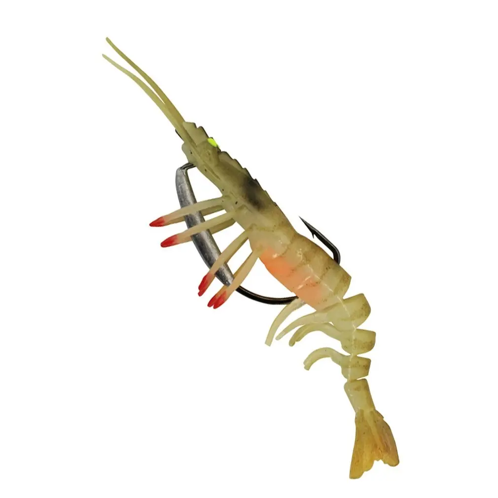 4 Inch Zerek Live Shrimp Hot Legs Soft Plastic Fishing Lure