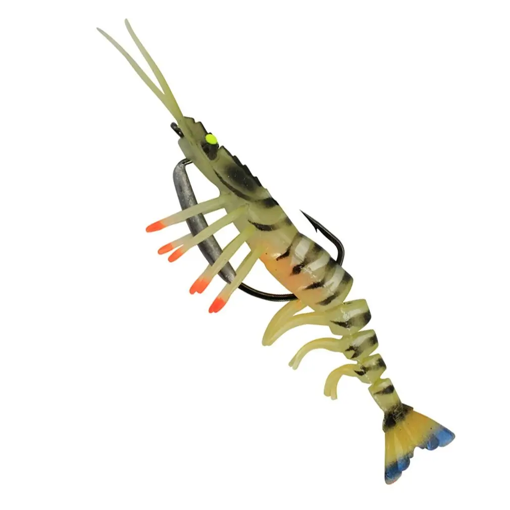 4 Inch Zerek Live Shrimp Hot Legs Soft Plastic Fishing Lure