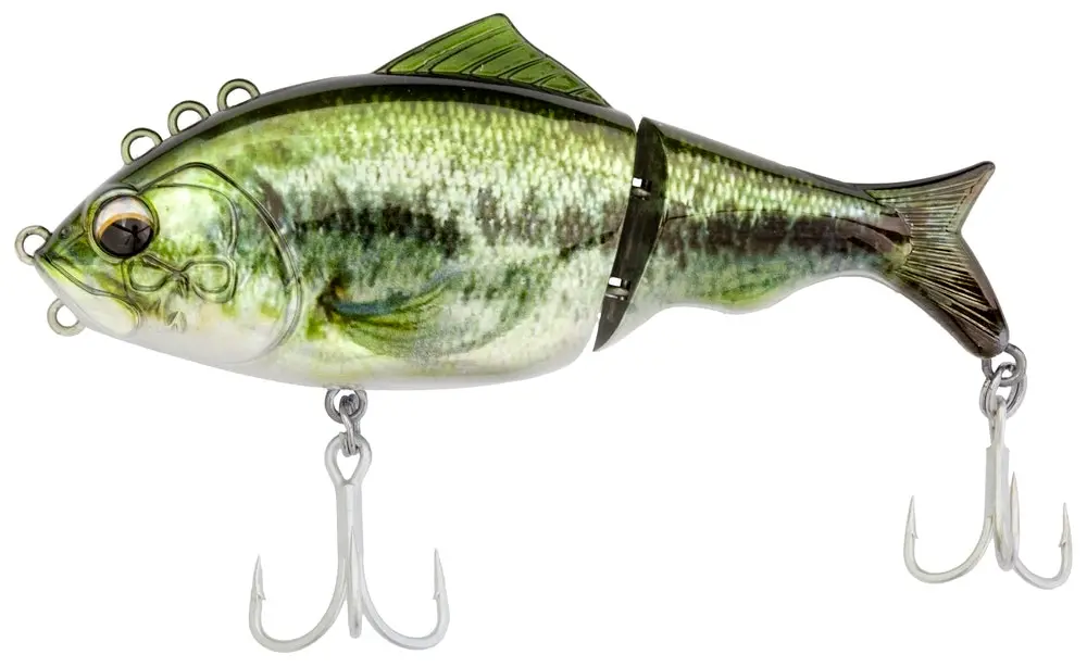 130mm Bone Focus Jointed Swimbait Fishing Lure with 5 Towing Eyelets