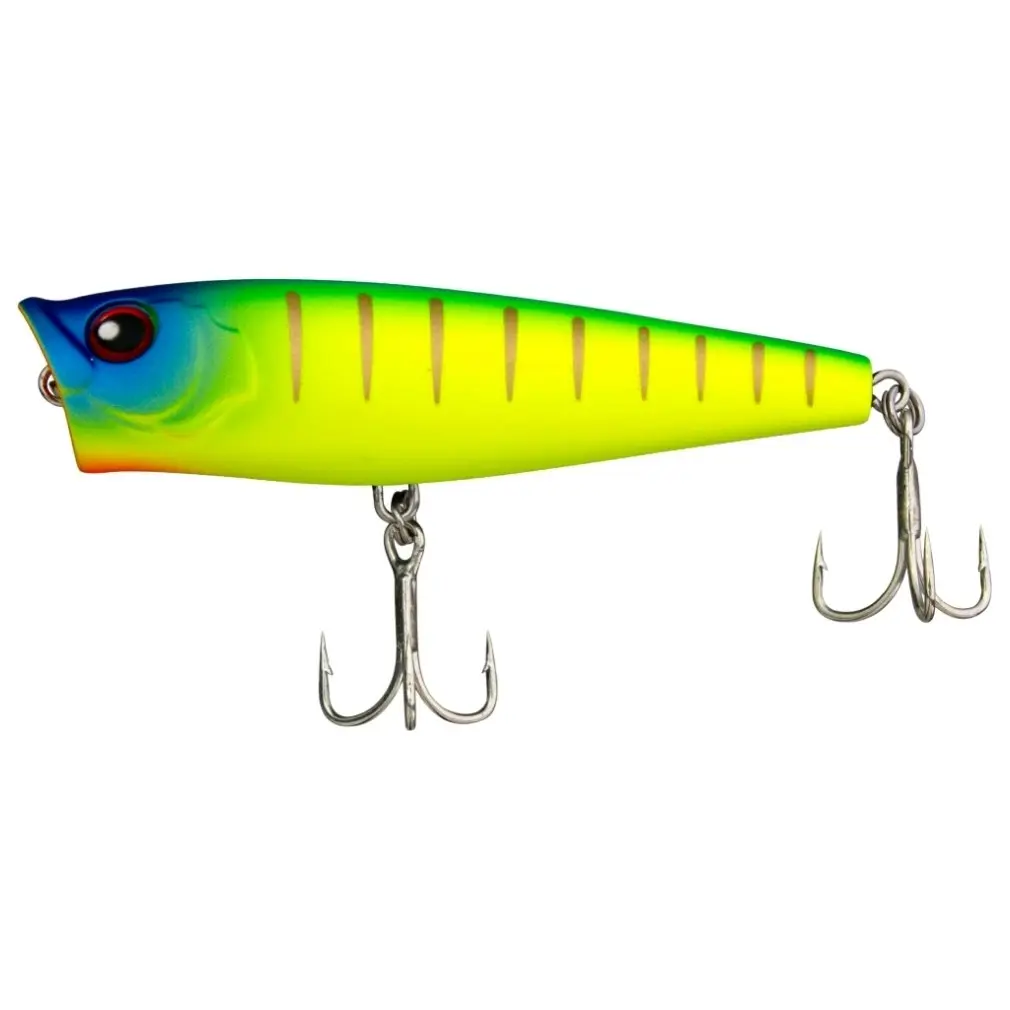 68mm FishArt Dynamite Popping Fishing Lure - 7gm Topwater Popper Lure