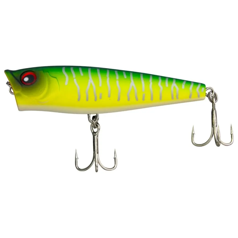 68mm FishArt Dynamite Popping Fishing Lure - 7gm Topwater Popper Lure