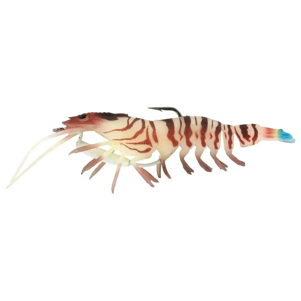 125mm Chasebait Flick Prawn Soft Plastic Fishing Lure with 8gm Lead Weight