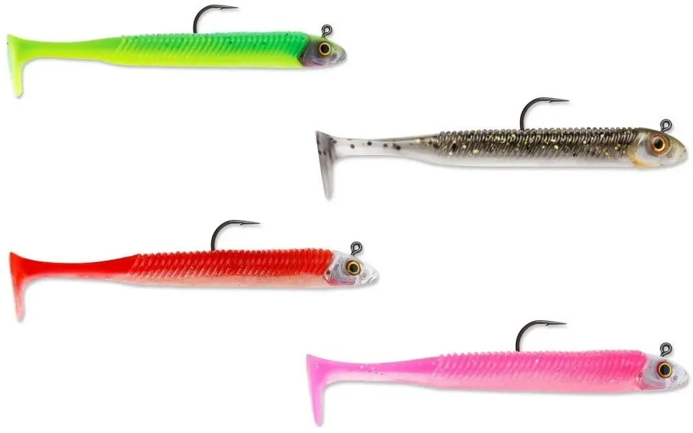 3 Pack of 9cm Storm 360GT Searchbait Soft Plastic Fishing Lures