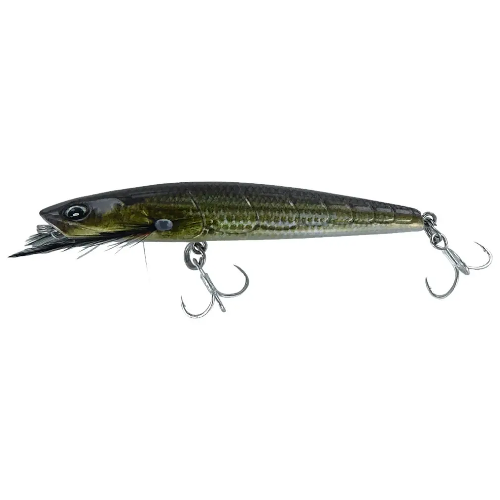 65mm Chasebait Skinny Dog Top Water Fishing Lure - Surface Walker Hardbody Lure