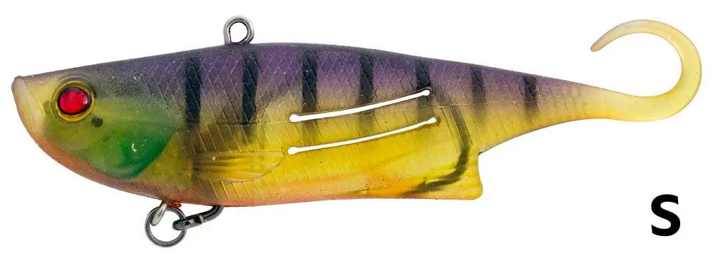 95mm Zerek Weedless Fish Trap Soft Vibe Fishing Lure - 18gm Soft Plastic Lure