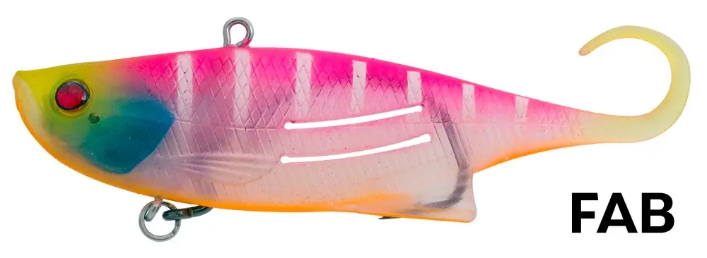 95mm Zerek Weedless Fish Trap Soft Vibe Fishing Lure - 18gm Soft Plastic Lure