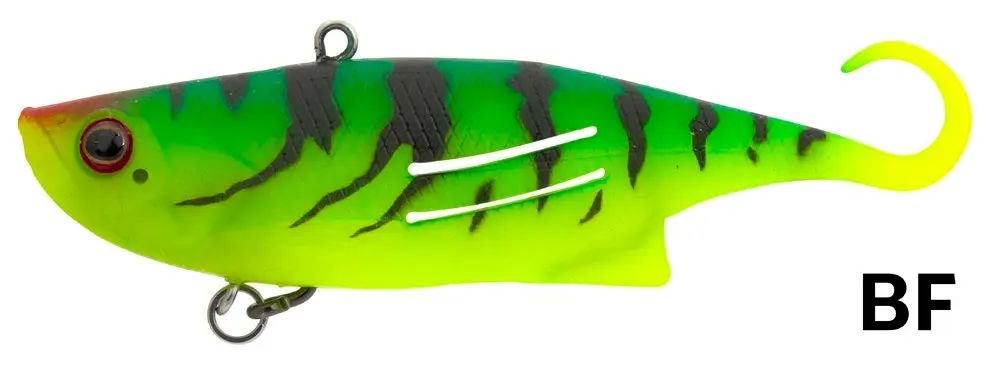 95mm Zerek Weedless Fish Trap Soft Vibe Fishing Lure - 18gm Soft Plastic Lure