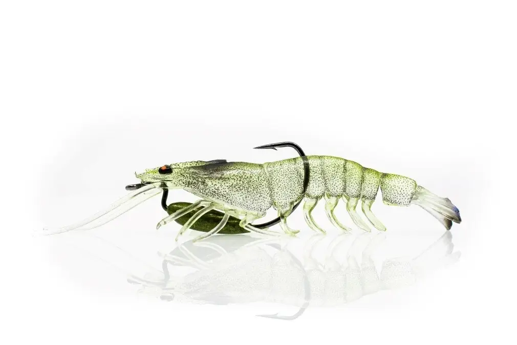 95mm Chasebait Heavy Flick Prawn Soft Plastic Fishing Lure with 7gm Lead Weight